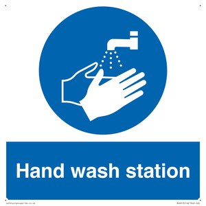 Hand wash station